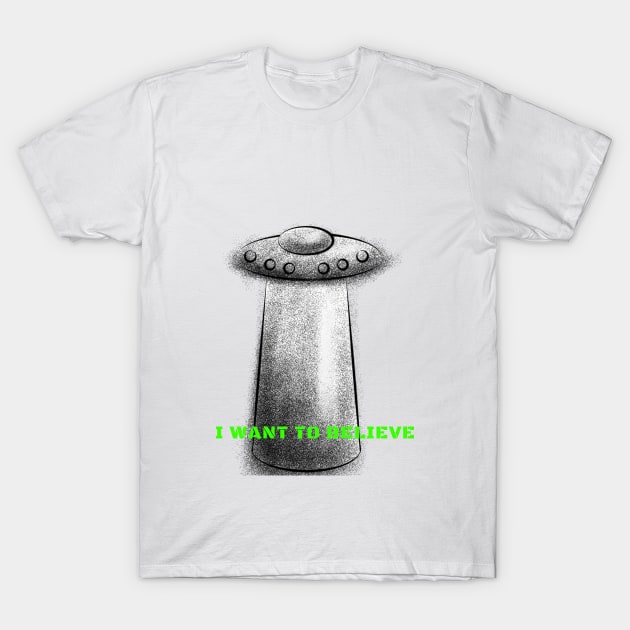 "I want to believe" ex files T-Shirt by RavenRarities